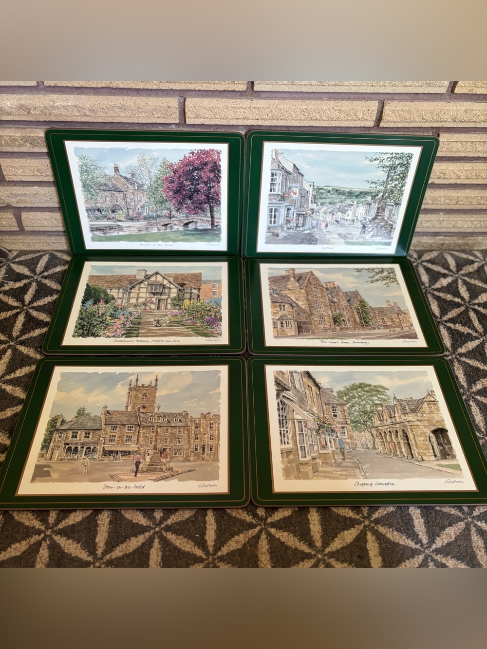 "The Cotswolds" Placemat Set - 6 - English Countryside Pimpernel Placemats